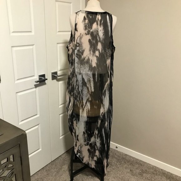 Staples Long Open front style sheer coverup One size - Picture 4 of 7
